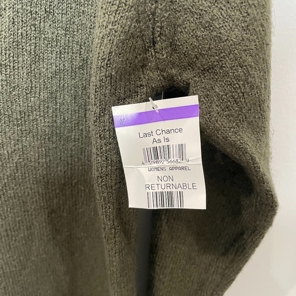 RDI Nordstrom Deep V-Neck Tunic Knit Sweater - Picture 6 of 6